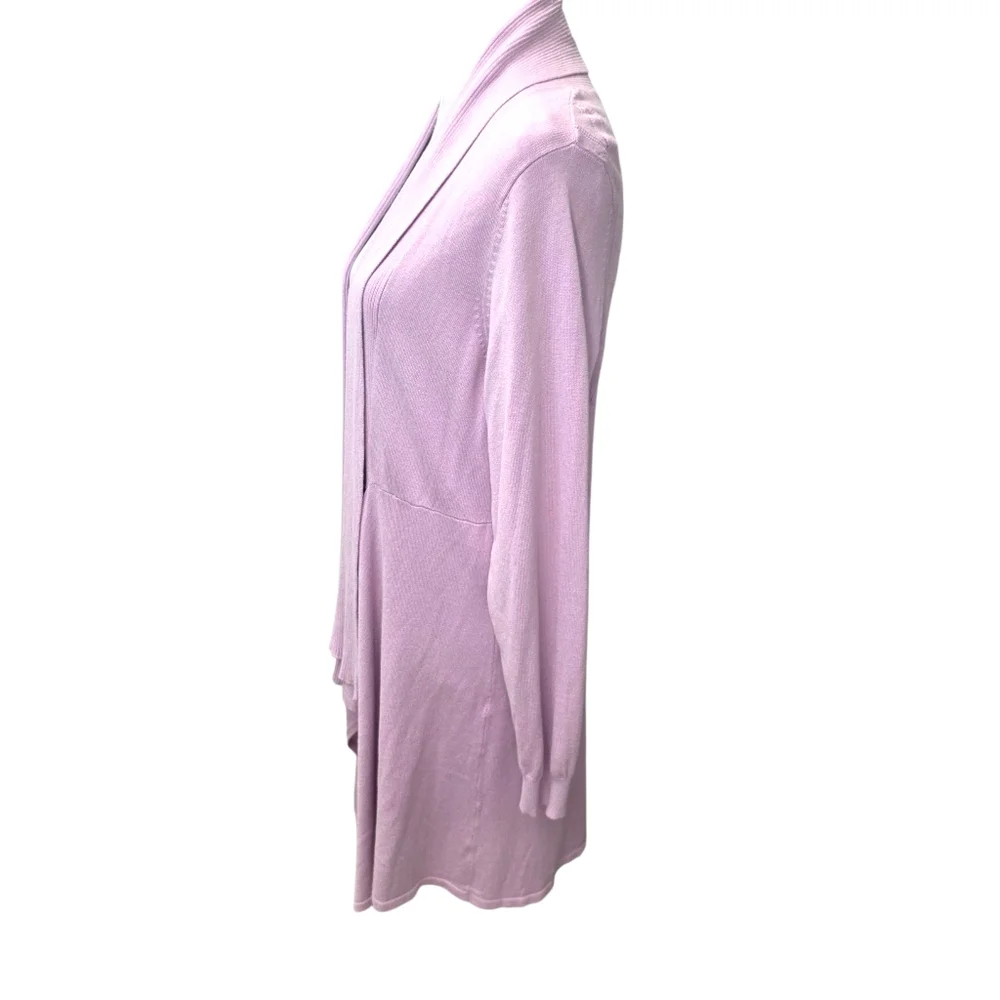 Cato Open Front Cardigan Sweater - Lavender Women's Size 14W-16W